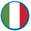 Italy Flag Button