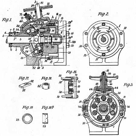 Axial Motor Pistol Pump